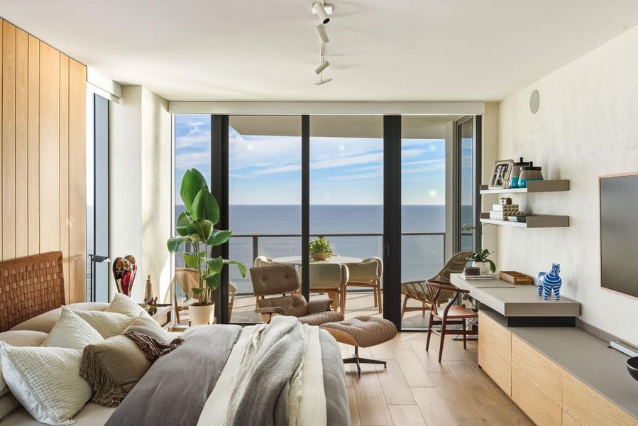 Furnished interior view inside a new home in , Pompano Beach (Image 10). Furnished interior view inside a new home in , Pompano Beach (Image 10).