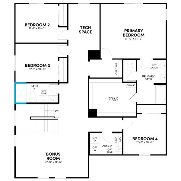 2D floor plan layout for the Heritage Phase 5a by Brookfield Residential in Highland Ridge at Alamar, Avondale, AZ (Image 19). 2D floor plan layout for the Heritage Phase 5a by Brookfield Residential in Highland Ridge at Alamar, Avondale, AZ (Image 19).