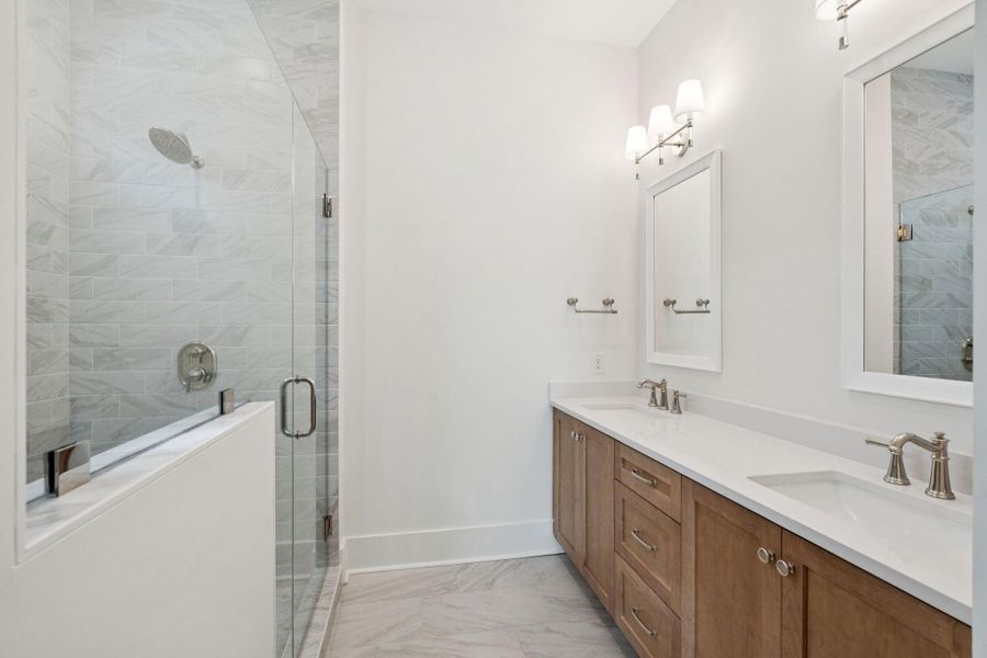 Furnished interior view inside a new home in , Johns Island (Image 17).