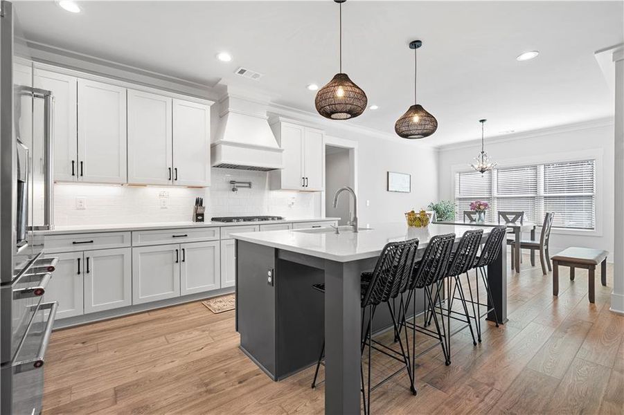 Furnished interior view inside a new home in , Monroe (Image 35).