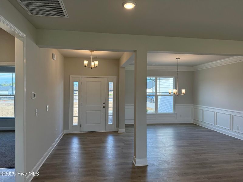 Spacious, unfurnished interior of a new home in Magnolia Estates, Battleboro (Image 5). Spacious, unfurnished interior of a new home in Magnolia Estates, Battleboro (Image 5).