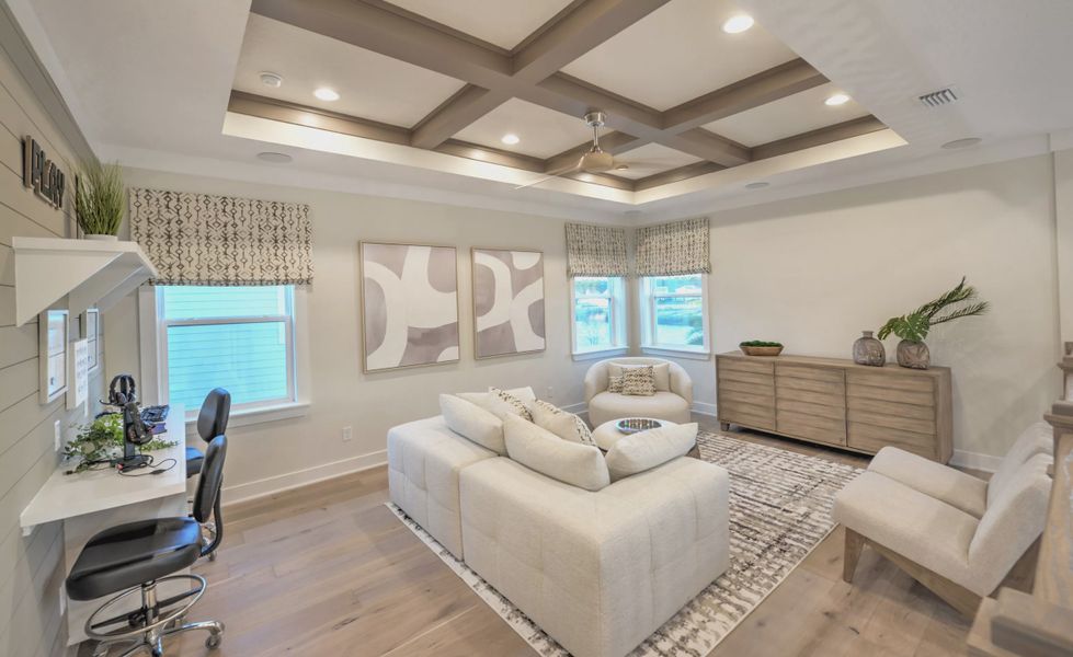 Furnished interior view inside a new home in Middlebourne, St. Johns (Image 26).