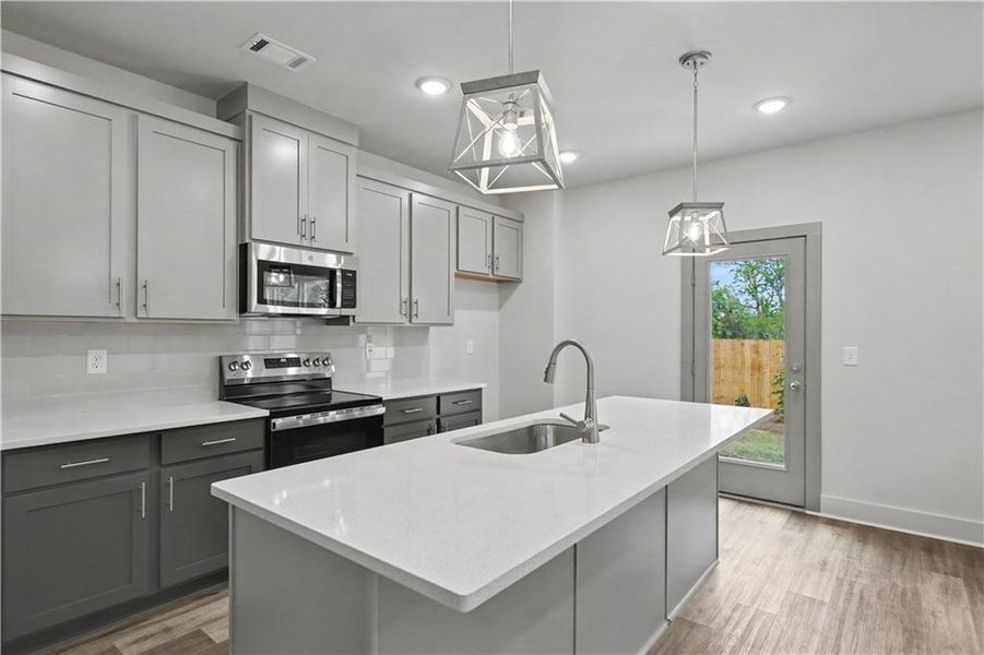 Furnished interior view inside a new home in , Norcross (Image 5).