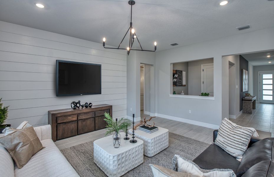 Furnished interior view inside a new home in Avondale at Avenir, Palm Beach Gardens (Image 17).