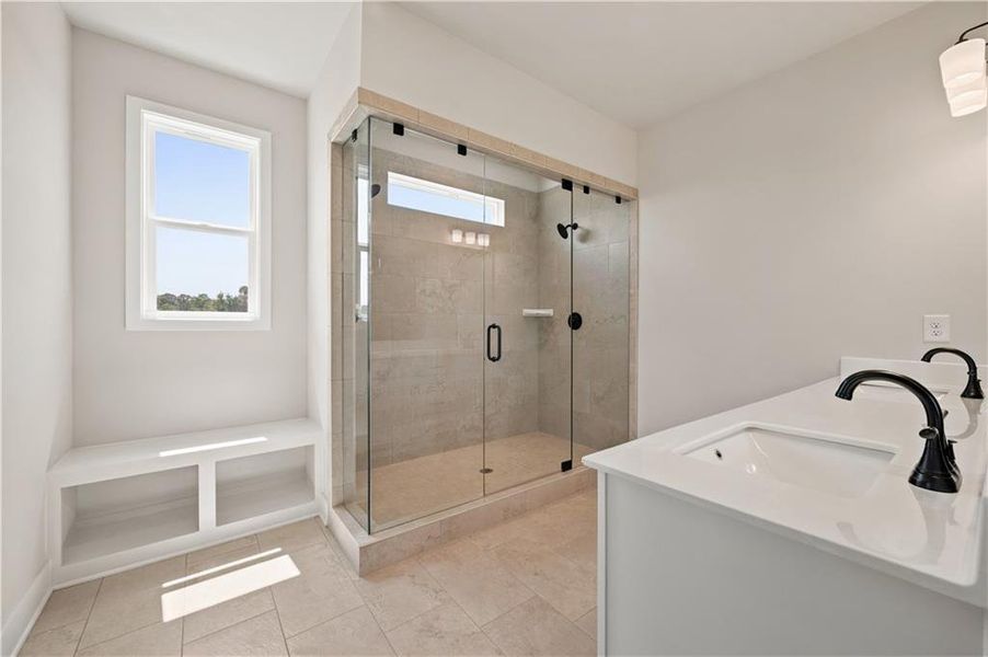 Furnished interior view inside a new home in Mallard’s Landing, Jefferson (Image 13).