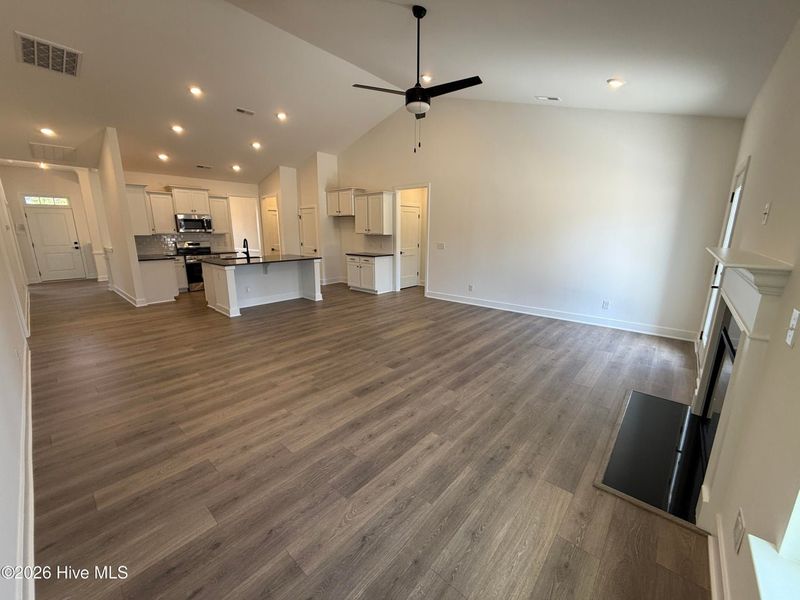 Spacious, unfurnished interior of a new home in Wood Creek Landing, Leland (Image 33).
