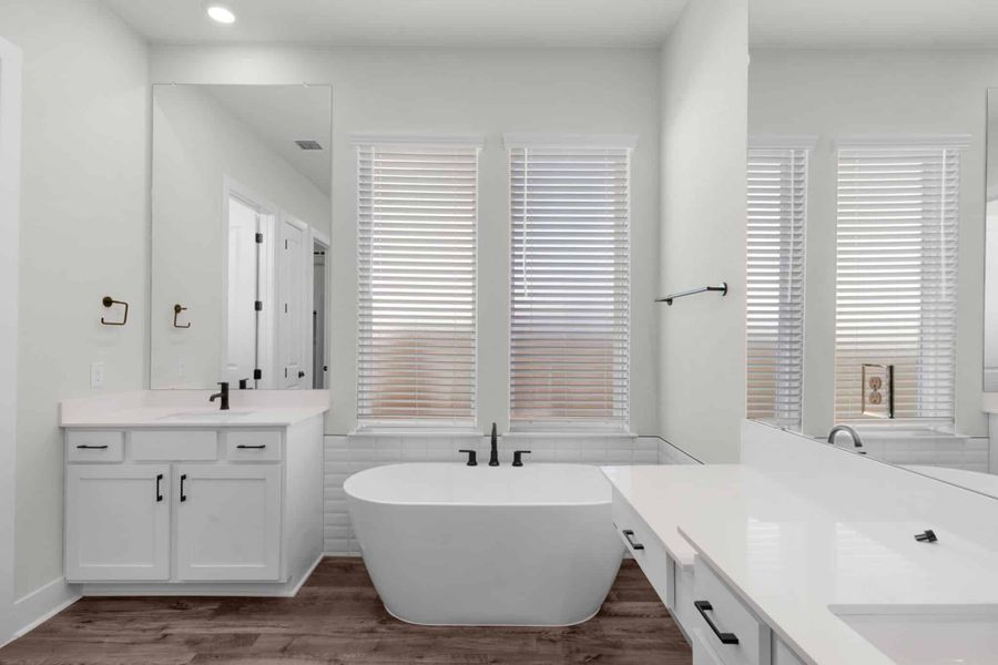 Furnished interior view inside a new home in Lariat, Liberty Hill (Image 14).