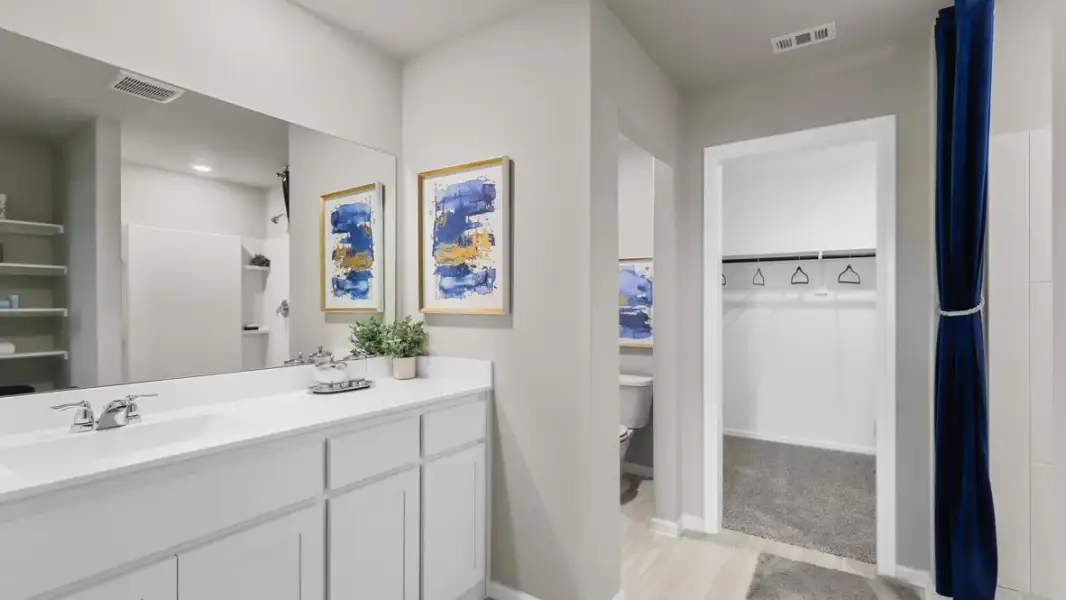 Furnished interior view inside a new home in Rosewood at Beltmill, Fort Worth (Image 25).