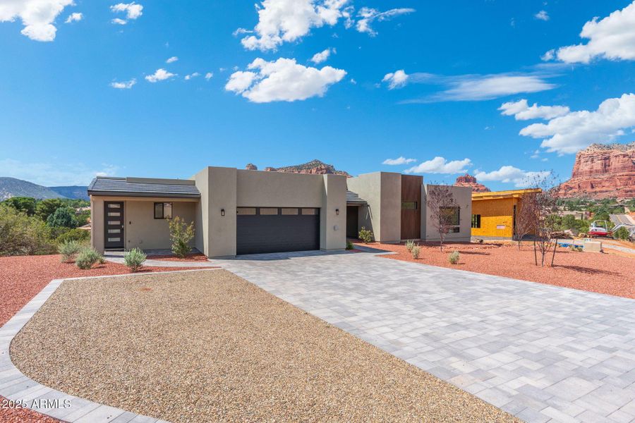 Front Entry to the Casita and the Garage Front Entry to the Casita and the Garage