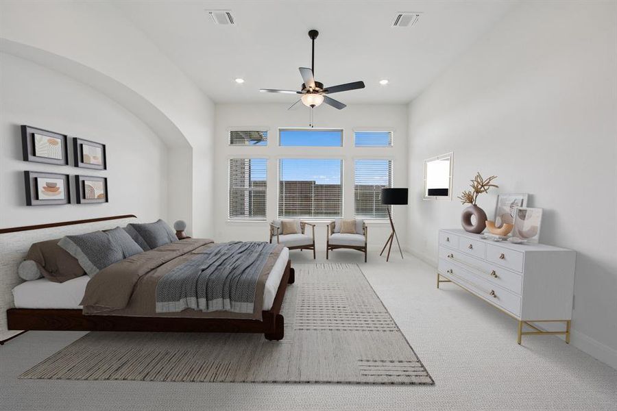 Furnished interior view inside a new home in South Pointe Manor Series, Mansfield (Image 5).