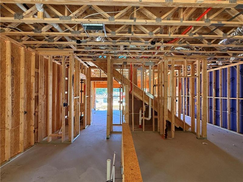 In-progress construction of a new home in Leydenview, Mableton, GA (Image 31).