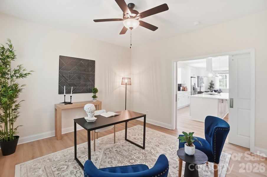 Furnished interior view inside a new home in , Charlotte (Image 9).