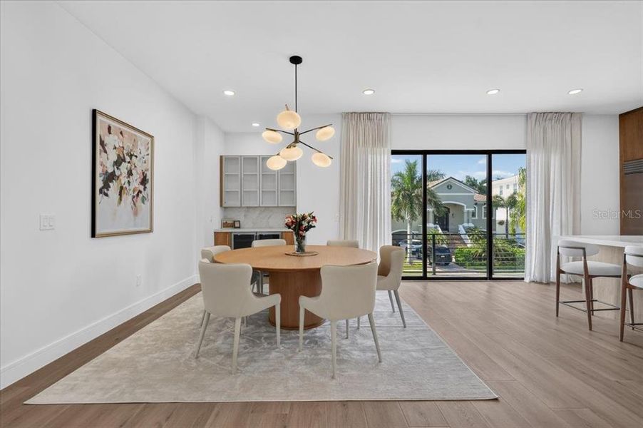 Furnished interior view inside a new home in , Redington Shores (Image 46).