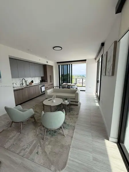 Furnished interior view inside a new home in , Miami Beach (Image 3).
