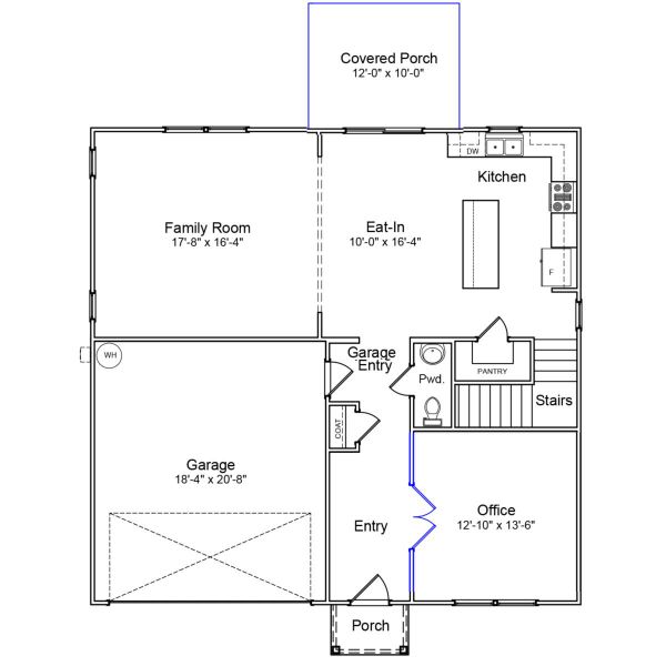2D floor plan layout of this home in Burke Estates, Chesnee, SC (Image 3). 2D floor plan layout of this home in Burke Estates, Chesnee, SC (Image 3).