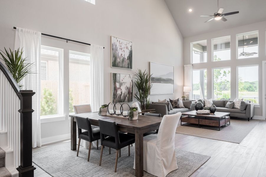 Representative furnished interior of a home built from the Whimbrel by Tri Pointe Homes in Jubilee 50′, Hockley (Image 9). Representative furnished interior of a home built from the Whimbrel by Tri Pointe Homes in Jubilee 50′, Hockley (Image 9).