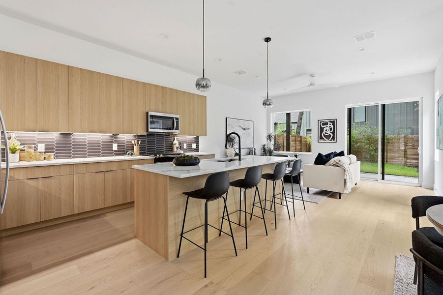 Furnished interior view inside a new home in , Austin (Image 16).