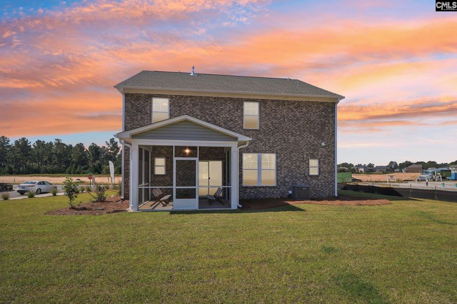 Colors and options may be different in ACTUAL house.