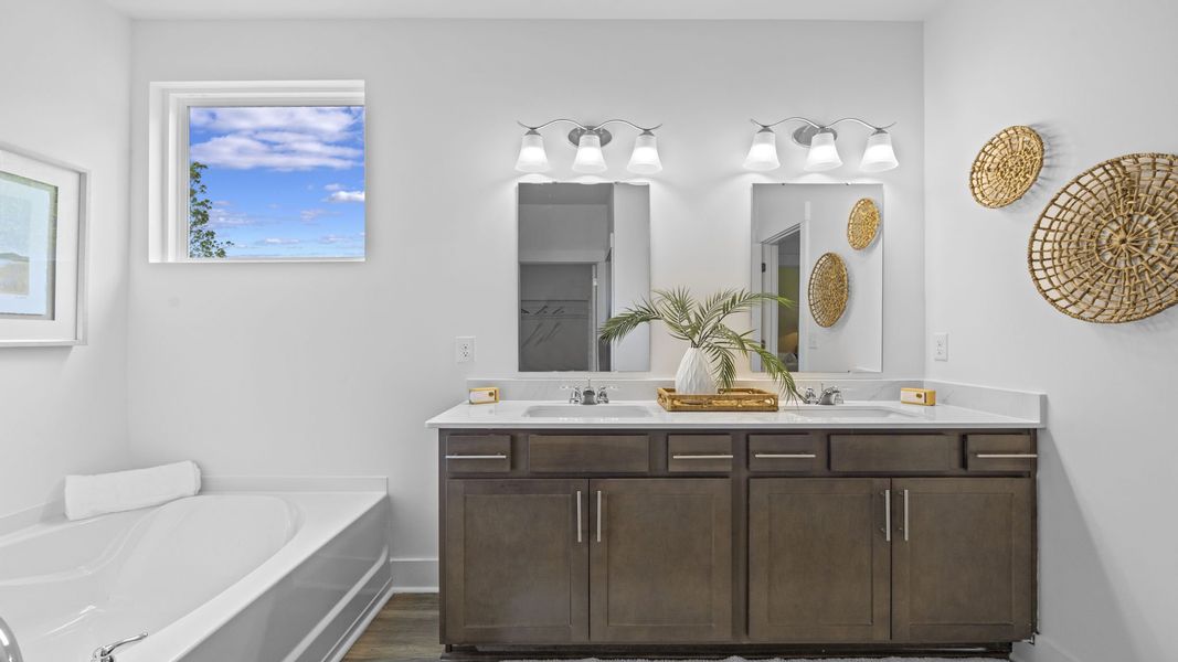 Furnished interior view inside a new home in The Pines at New Hampstead, Savannah (Image 12).