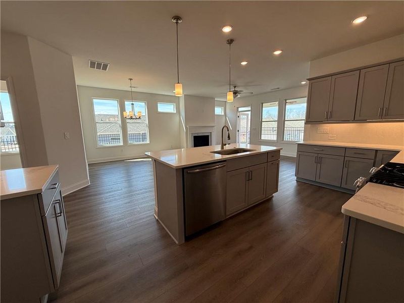 Furnished interior view inside a new home in , Hiram (Image 12).