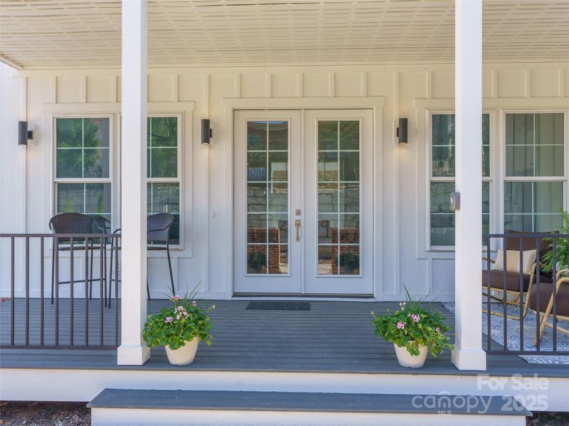 Front exterior of a new home in , Saluda, NC, highlighting curb appeal (Image 1).