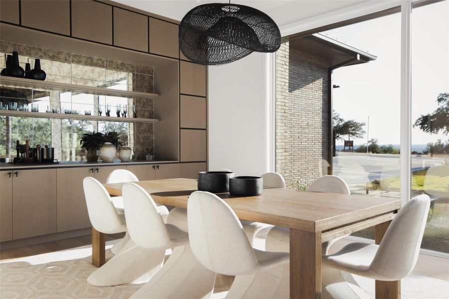 Furnished interior view inside a new home in , Austin (Image 11).