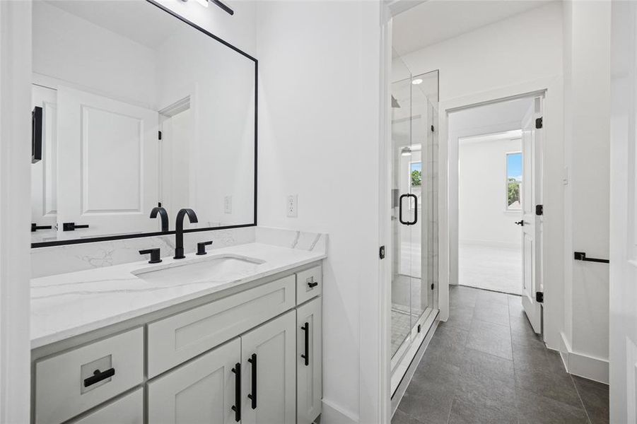 Furnished interior view inside a new home in , North Richland Hills (Image 29).