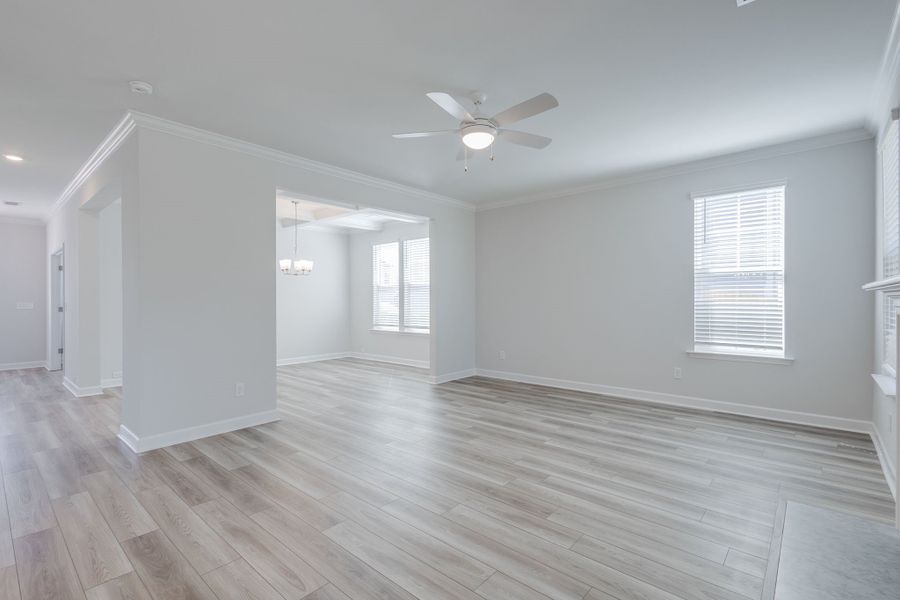 Spacious, unfurnished interior of a new home in Pebble Branch, Chapin (Image 24). Spacious, unfurnished interior of a new home in Pebble Branch, Chapin (Image 24).