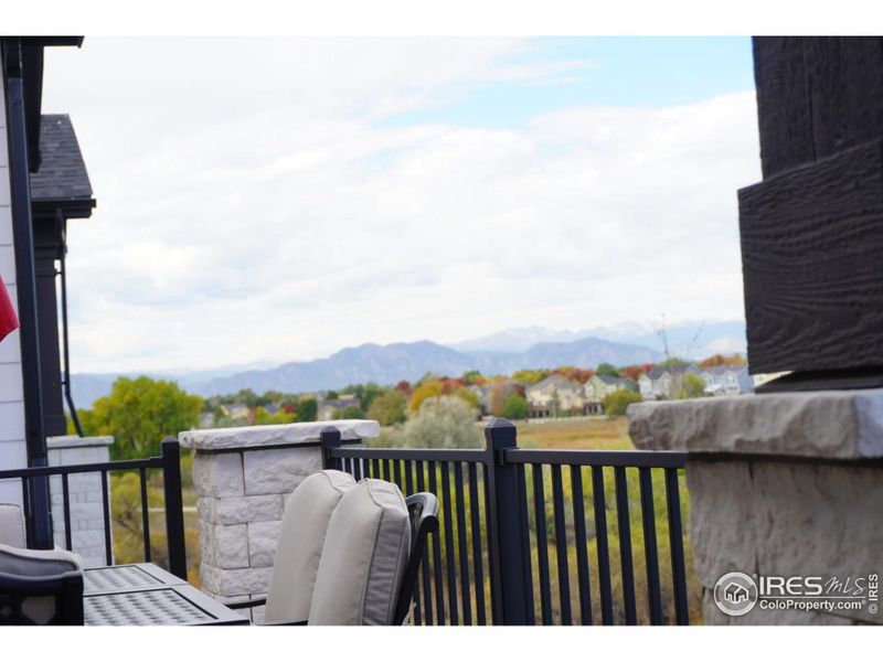 View from the back patio