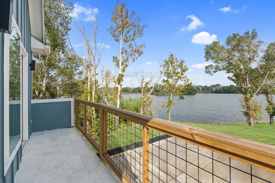 Exterior details and patio area of a home in , Houston (Image 4).