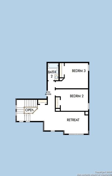 2D floor plan layout of this home in , San Antonio, TX (Image 5). 2D floor plan layout of this home in , San Antonio, TX (Image 5).