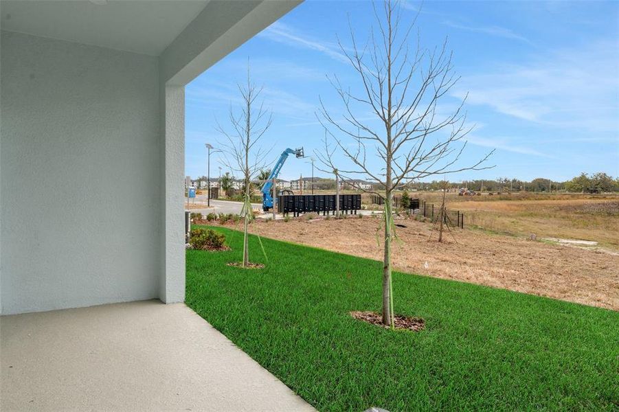 Exterior details and patio area of a home in Shores at Mirada, San Antonio (Image 19).