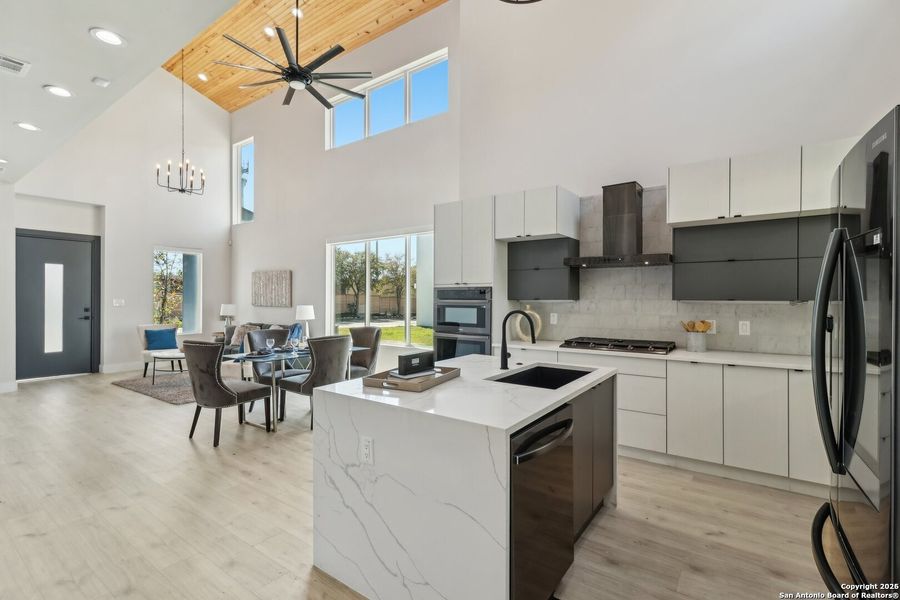 Furnished interior view inside a new home in , San Antonio (Image 11).