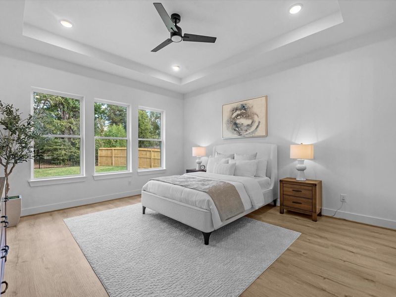 Primary suite on first floor