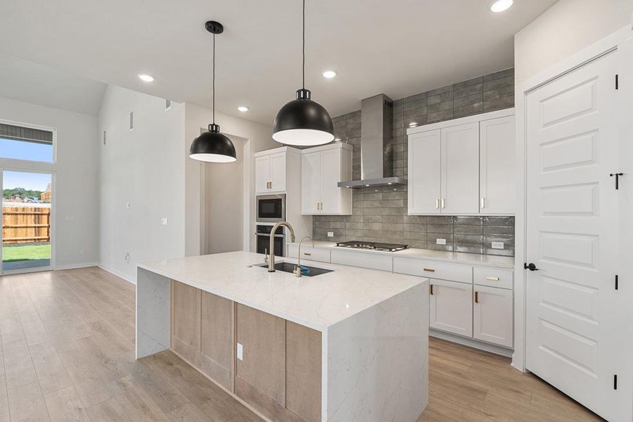 Furnished interior view inside a new home in Arbor Collection at Heritage, Dripping Springs (Image 15).