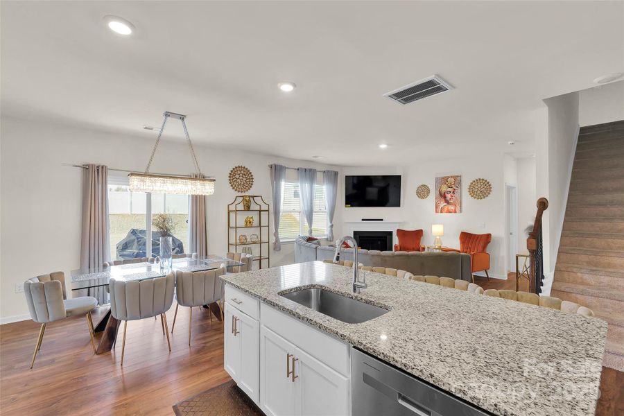 Furnished interior view inside a new home in , Simpsonville (Image 6).