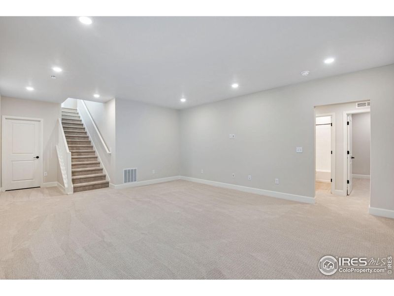 Spacious, unfurnished interior of a new home in Westside Crossing Paired Homes, Berthoud (Image 19). Spacious, unfurnished interior of a new home in Westside Crossing Paired Homes, Berthoud (Image 19).