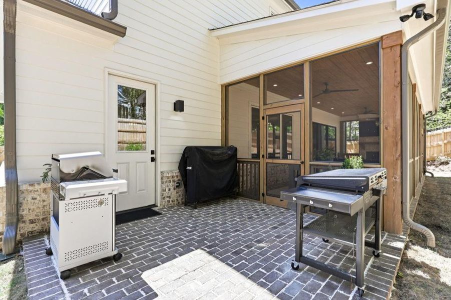 Exterior details and patio area of a home in , Chamblee (Image 3).