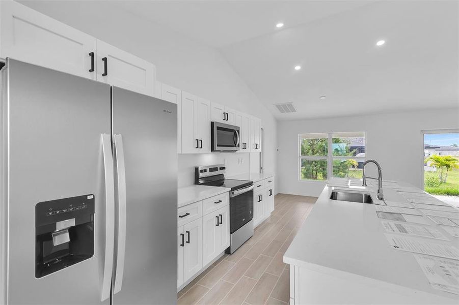 Furnished interior view inside a new home in , Cape Coral (Image 8).