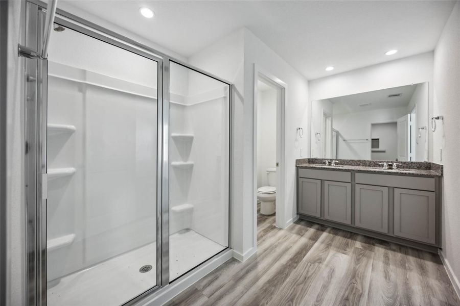 Furnished interior view inside a new home in , Houston (Image 8).