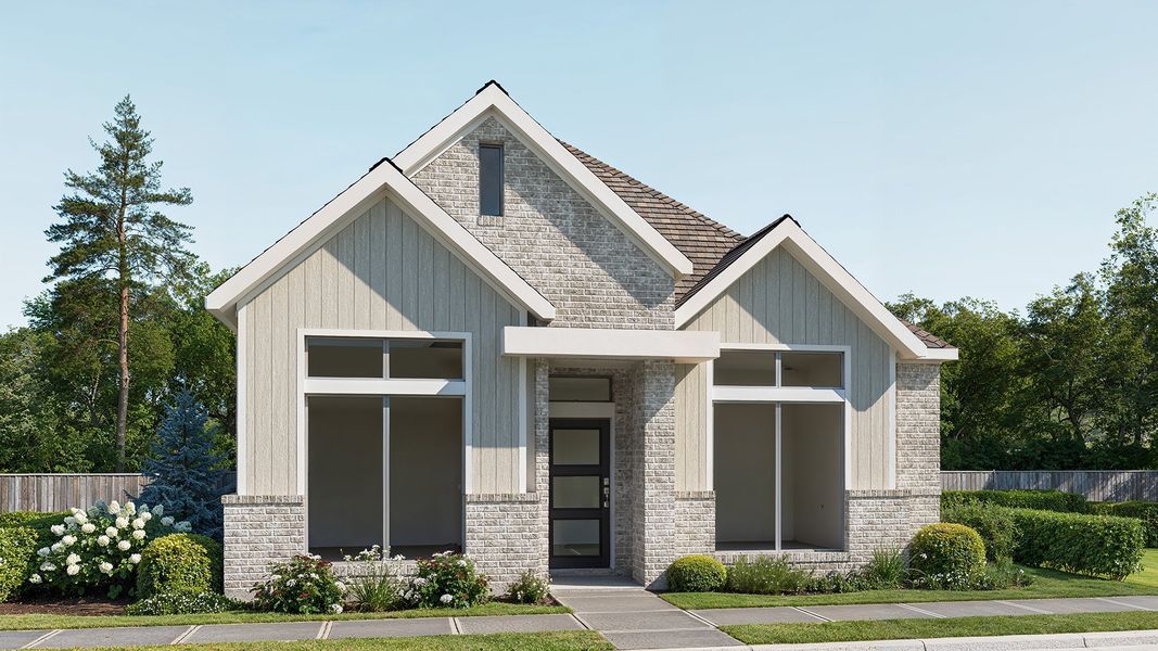 Representative exterior photo of a completed home built from the 1973W by Perry Homes in Avondale 40', Fate, TX (Image 2). Representative exterior photo of a completed home built from the 1973W by Perry Homes in Avondale 40', Fate, TX (Image 2).