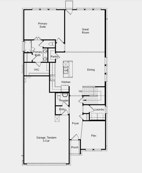 Structural options added: additional bedroom upstairs, pre-plumb for water softener in garage.