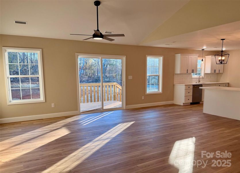 Main Living Space/Back porch entry