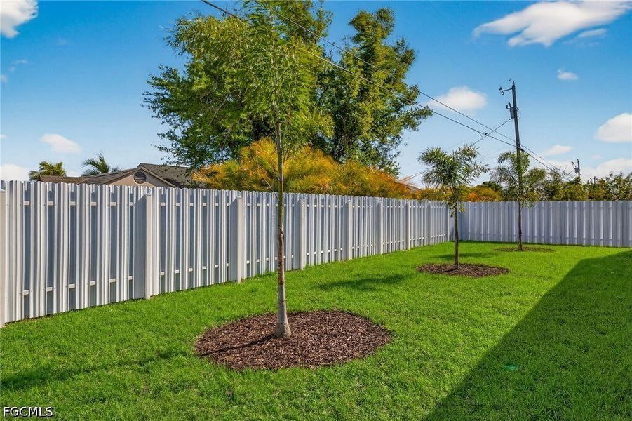 Exterior details and patio area of a home in Cape Coral, Cape Coral (Image 18).