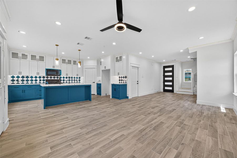 Spacious, unfurnished interior of a new home in , Houston (Image 10). Spacious, unfurnished interior of a new home in , Houston (Image 10).