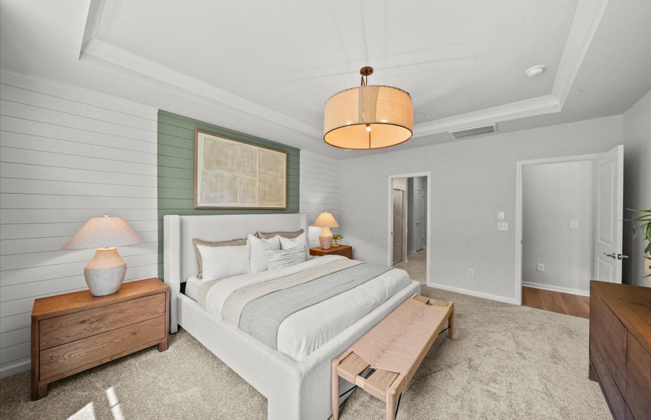 Furnished interior view inside a new home in Sweetwater Hills, Moore (Image 7).