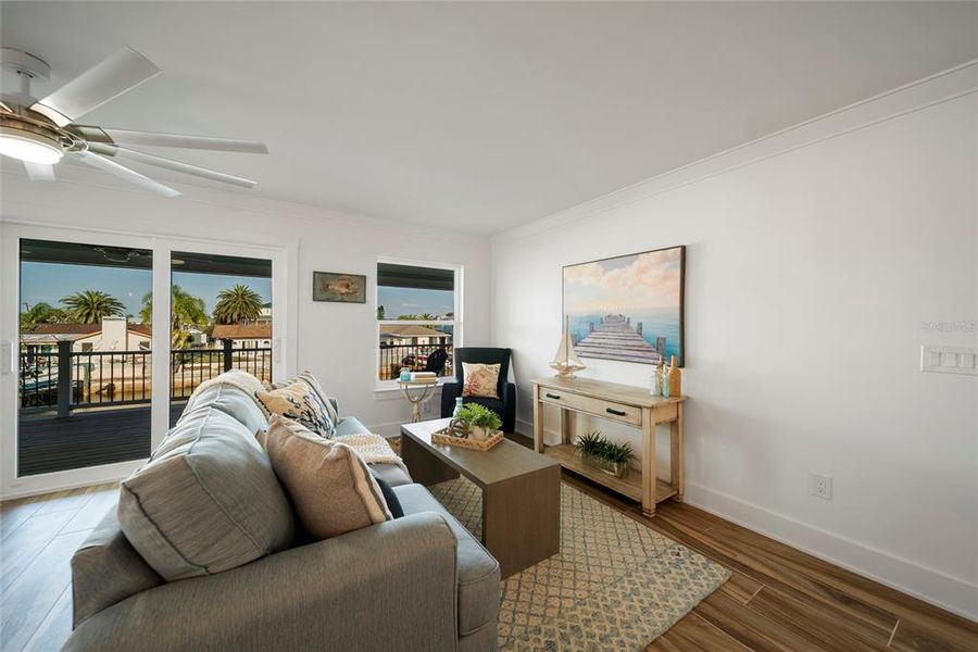 Furnished interior view inside a new home in , Hudson (Image 12).