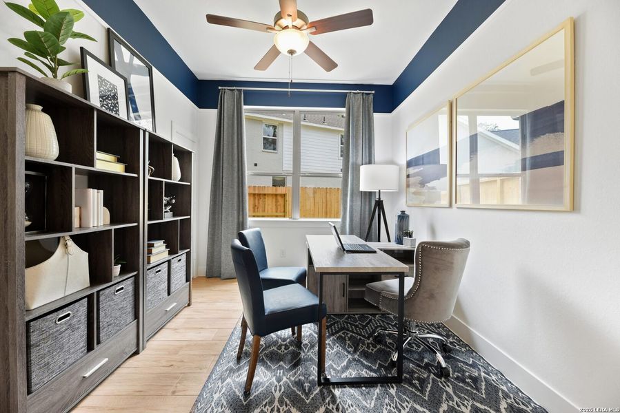 Furnished interior view inside a new home in Legacy at Lake Dunlap, New Braunfels (Image 7).