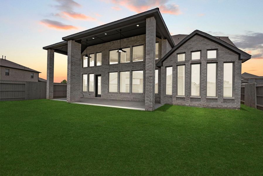 Exterior details and patio area of a home in Pomona, Manvel (Image 24).