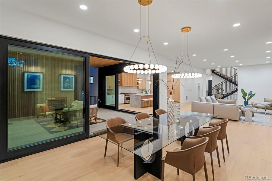 Furnished interior view inside a new home in , Denver (Image 35).